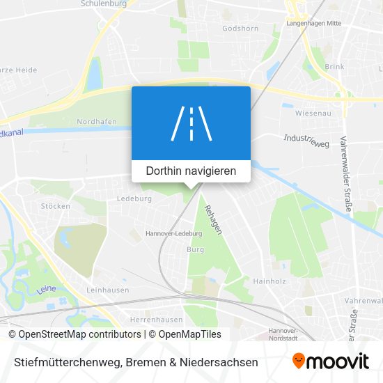 Stiefmütterchenweg Karte