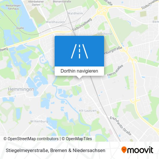 Stiegelmeyerstraße Karte