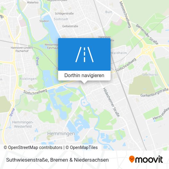 Suthwiesenstraße Karte