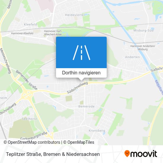 Teplitzer Straße Karte