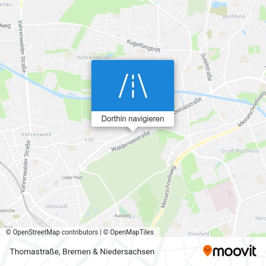 Thomastraße Karte