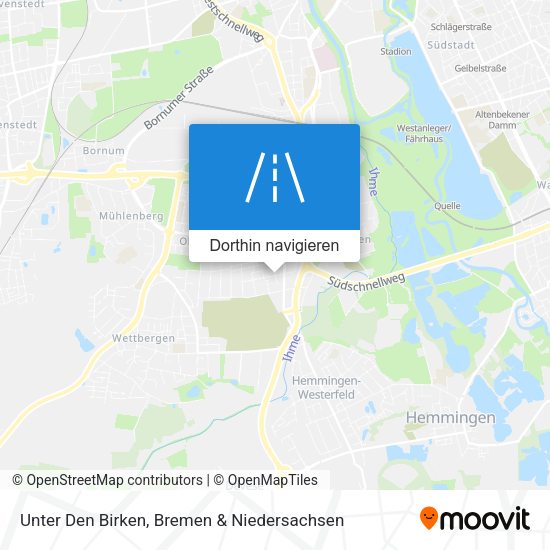 Unter Den Birken Karte