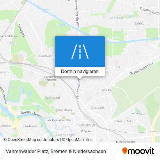 Vahrenwalder Platz Karte