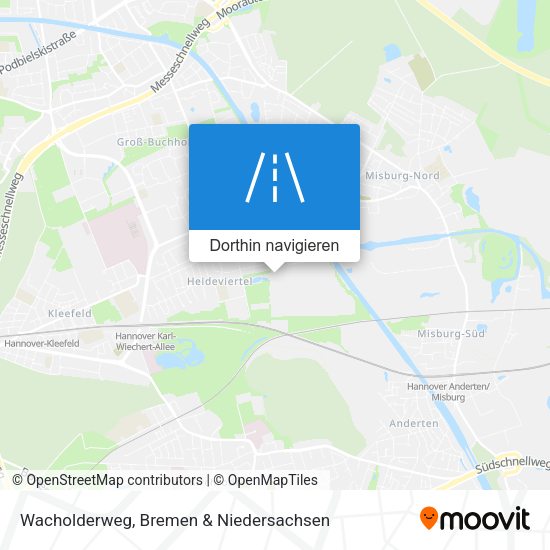 Wacholderweg Karte