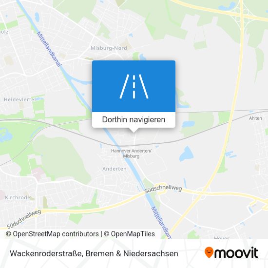 Wackenroderstraße Karte