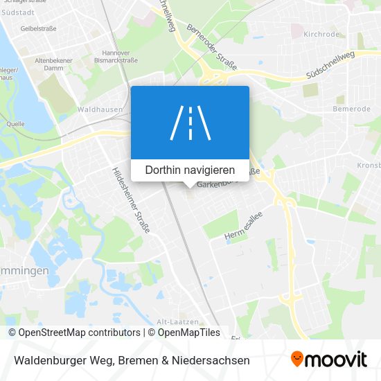 Waldenburger Weg Karte
