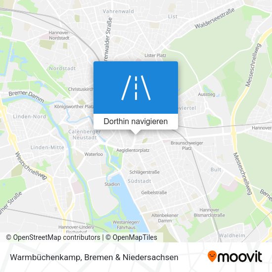 Warmbüchenkamp Karte