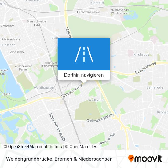 Weidengrundbrücke Karte
