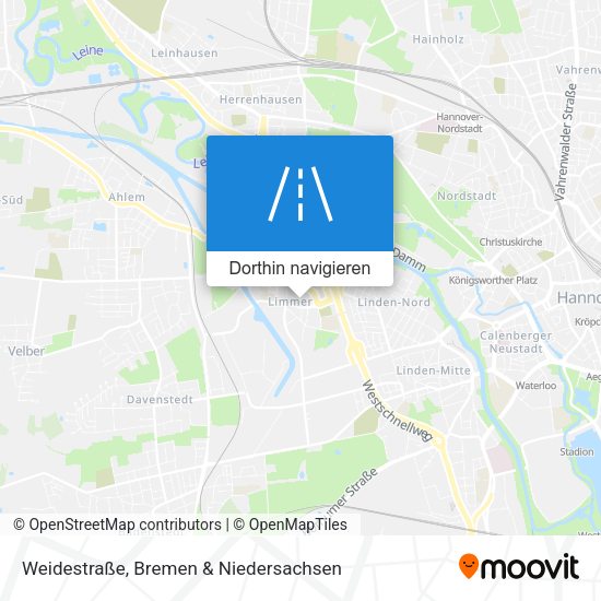 Weidestraße Karte
