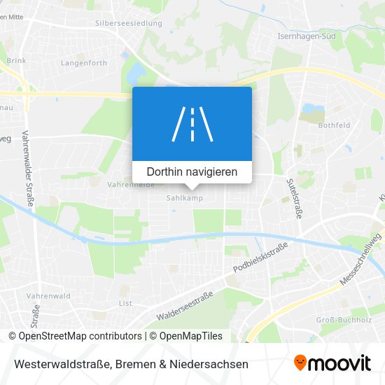 Westerwaldstraße Karte