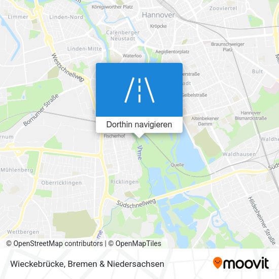 Wieckebrücke Karte