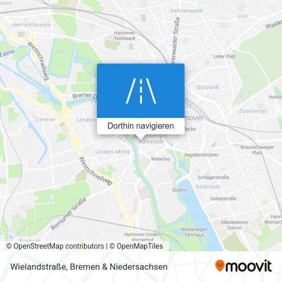 Wielandstraße Karte
