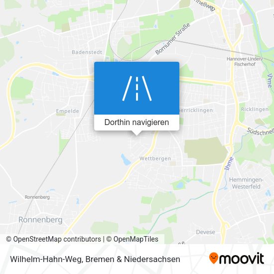 Wilhelm-Hahn-Weg Karte