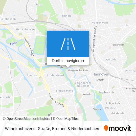 Wilhelmshavener Straße Karte