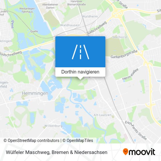 Wülfeler Maschweg Karte