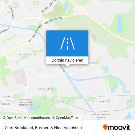 Zum Brookland Karte