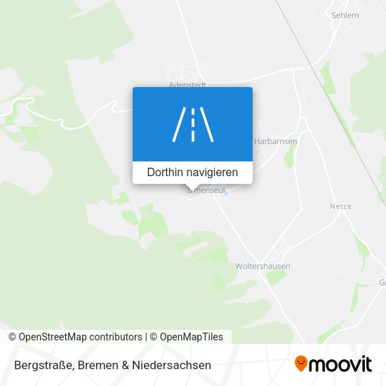 Bergstraße Karte