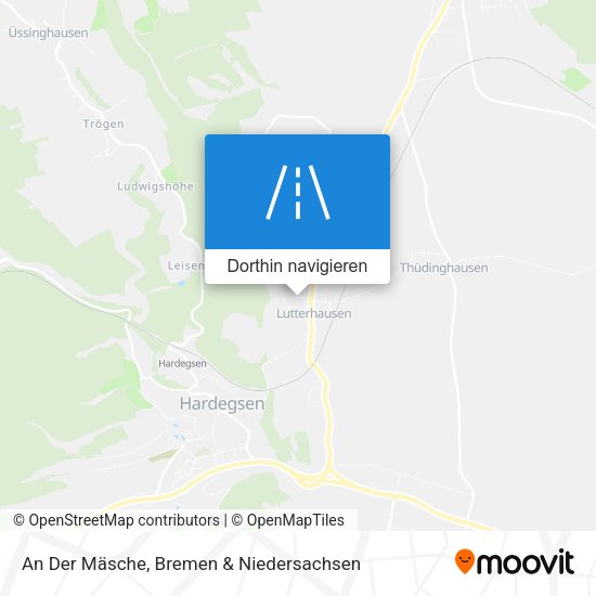 An Der Mäsche Karte