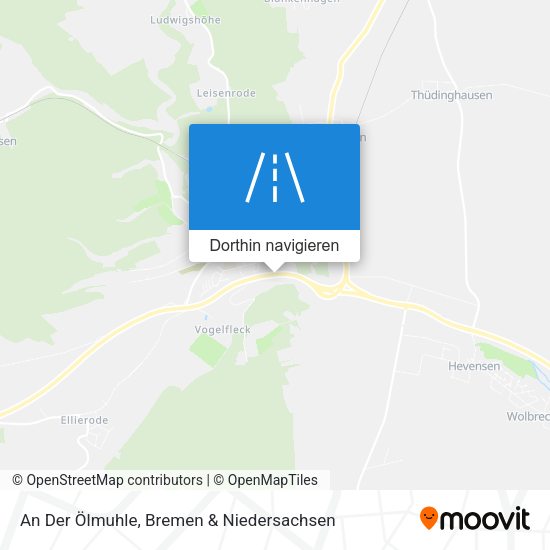 An Der Ölmuhle Karte