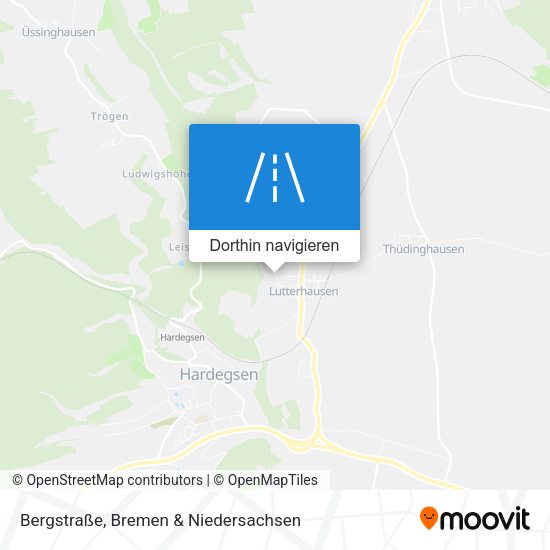 Bergstraße Karte