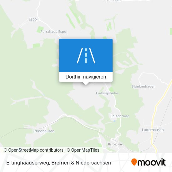 Ertinghäauserweg Karte