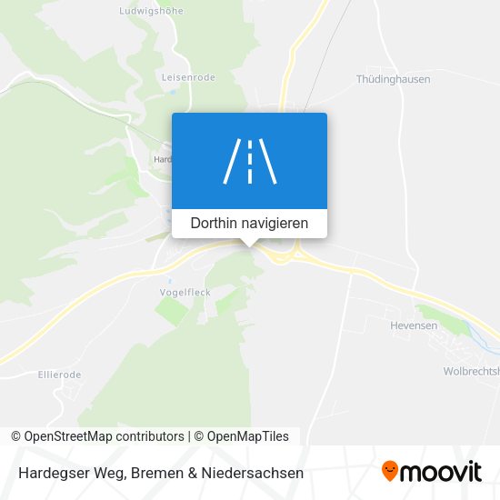 Hardegser Weg Karte