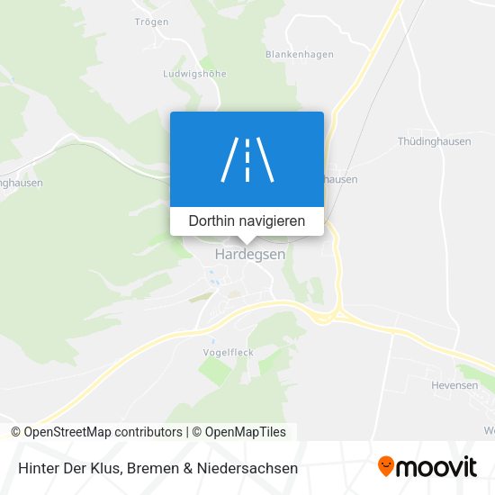 Hinter Der Klus Karte