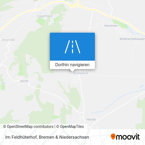 Im Feldhüterhof Karte