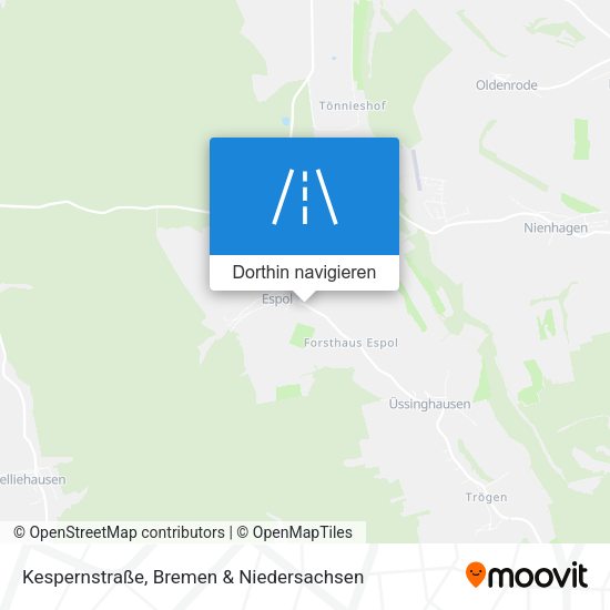 Kespernstraße Karte