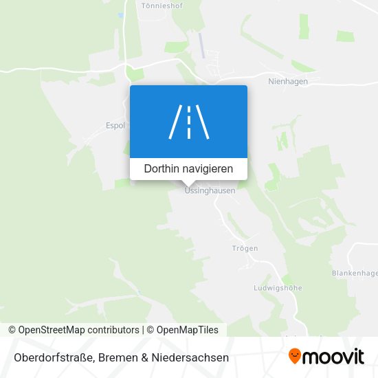 Oberdorfstraße Karte