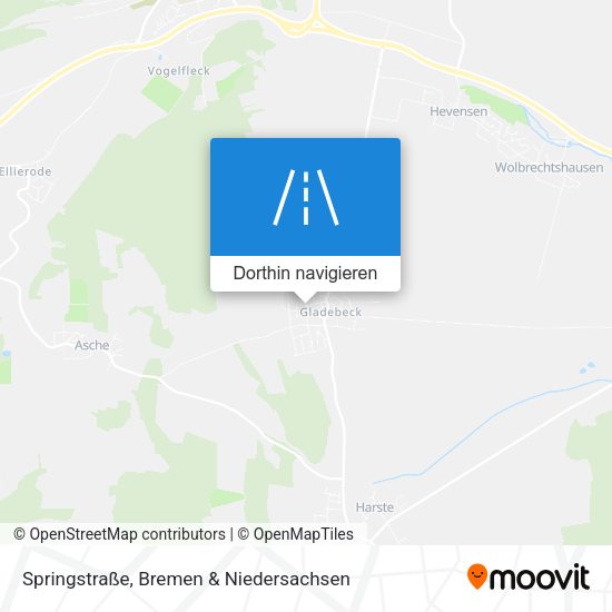 Springstraße Karte
