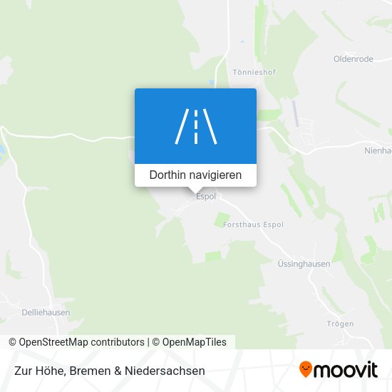 Zur Höhe Karte