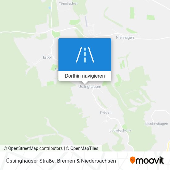 Üssinghauser Straße Karte