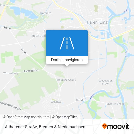 Altharener Straße Karte
