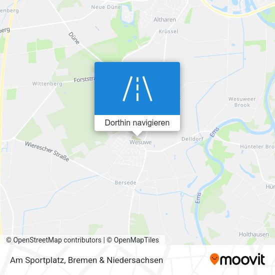 Am Sportplatz Karte