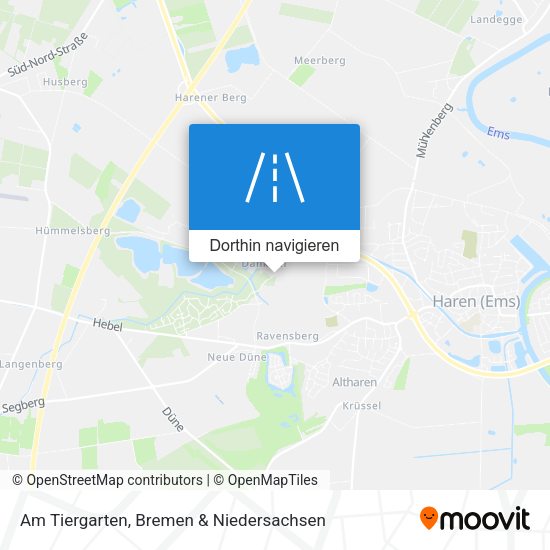 Am Tiergarten Karte