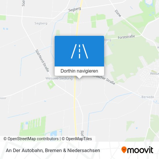 An Der Autobahn Karte