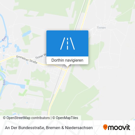 An Der Bundesstraße Karte