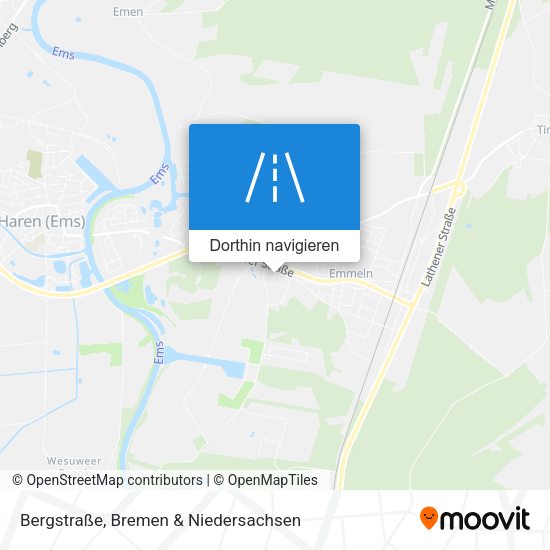 Bergstraße Karte