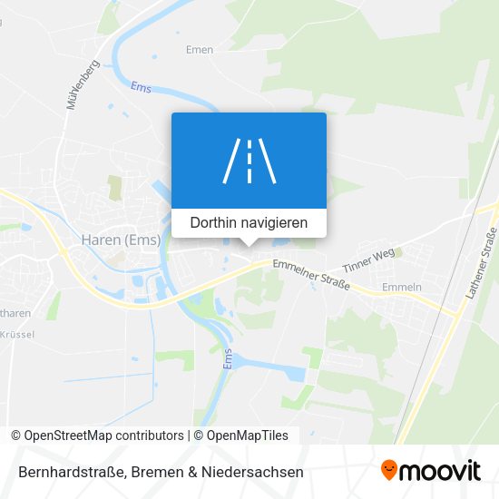 Bernhardstraße Karte
