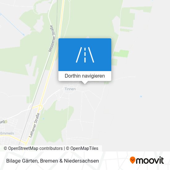 Bilage Gärten Karte