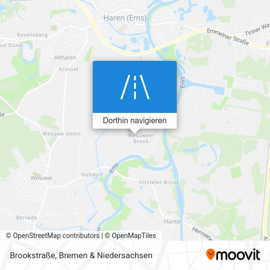 Brookstraße Karte