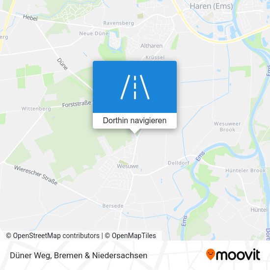 Düner Weg Karte