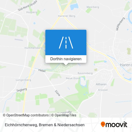 Eichhörnchenweg Karte
