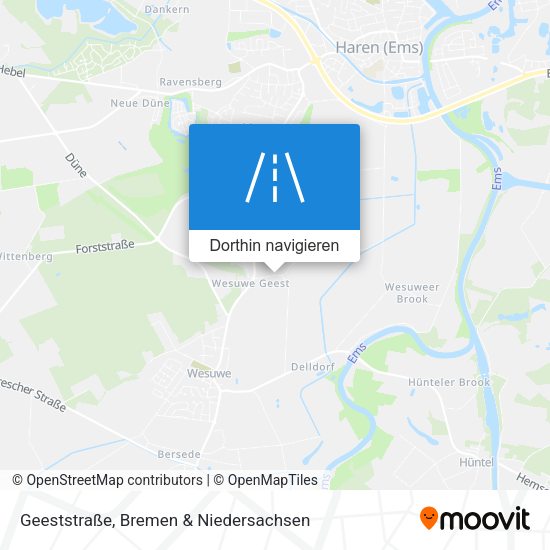 Geeststraße Karte