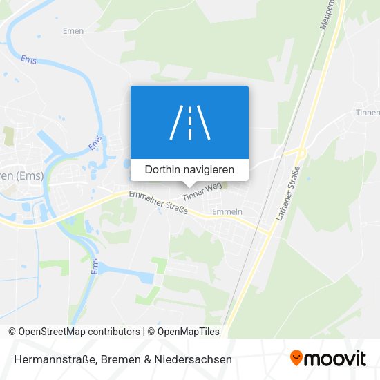 Hermannstraße Karte