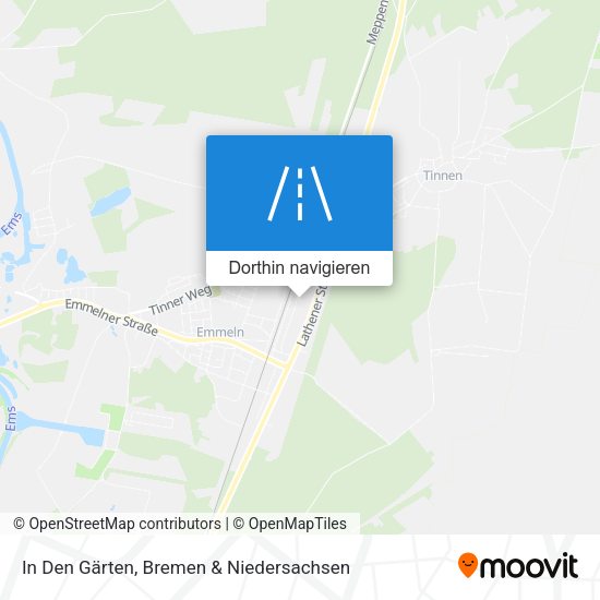 In Den Gärten Karte
