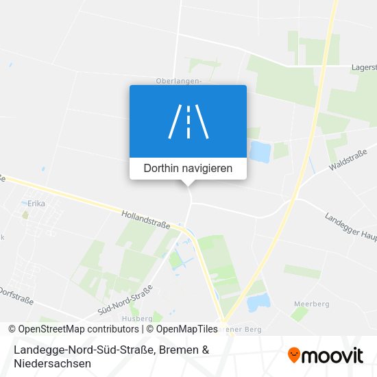 Landegge-Nord-Süd-Straße Karte