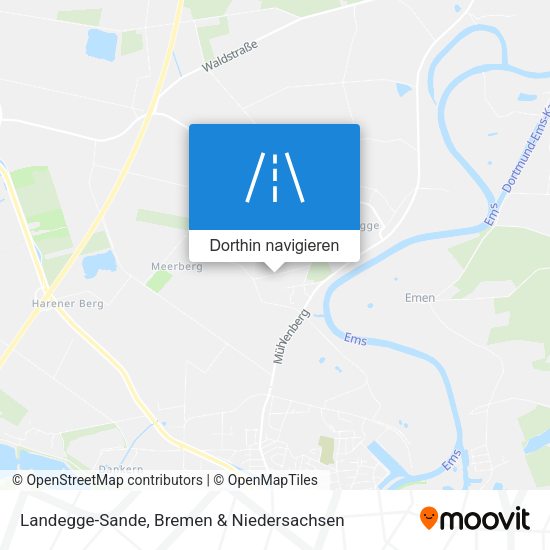Landegge-Sande Karte