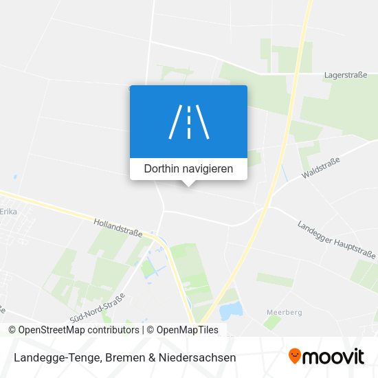 Landegge-Tenge Karte